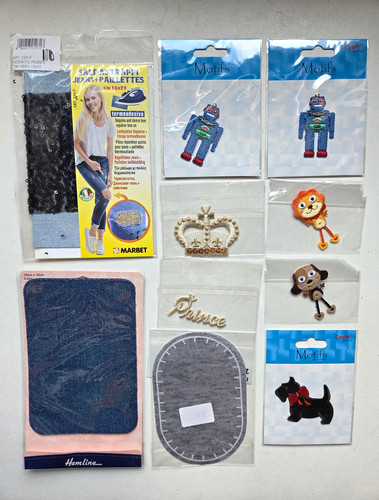 Mixed brands iron patches - mixed,