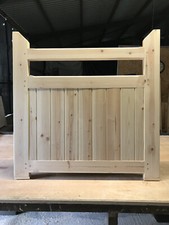 Wooden pedestrian gate - pedestrian, flat