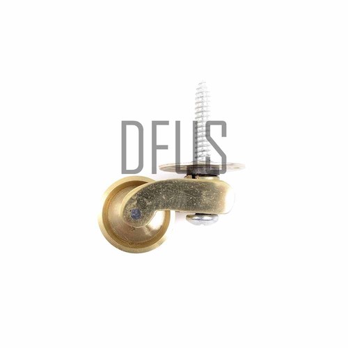 Solid brass castors screw - solid,