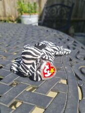 Vintage Rare TY Beanie Baby 3rd/2nd Gen Ziggy the Zebra with tags