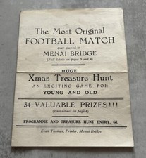 Menai Bridge - Football Match