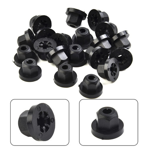 20x plastic nut with ring - 20x, for