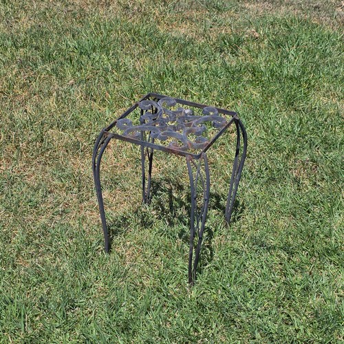 Vintage wrought iron - wrought, plant