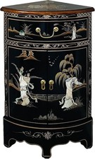 Oriental chinese black laquer - oriental,