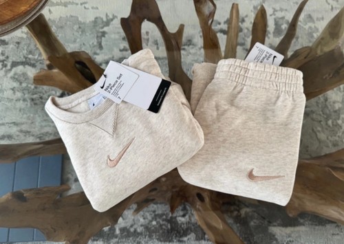 Nike beige crewneck tracksuit - beige,