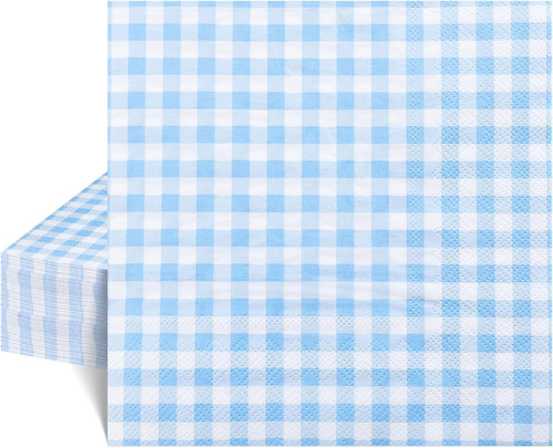 Pcs light blue gingham - light,