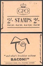 N1 2/- Salmon Booklet Wmk