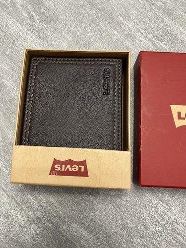 Levi men wallet brown - levi's, men's