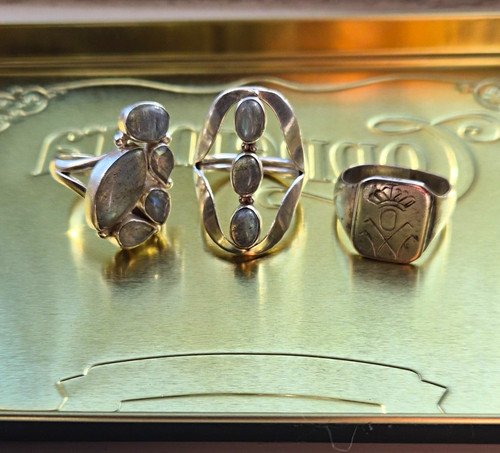 Job lot three rings - lot,