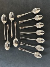 JB&S EPNS A1 ANTIQUE Tea Spoons X10. 115mm Long. VGC. Probably 1930’s