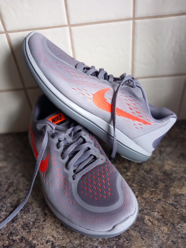 Nike womens grey orange - -,