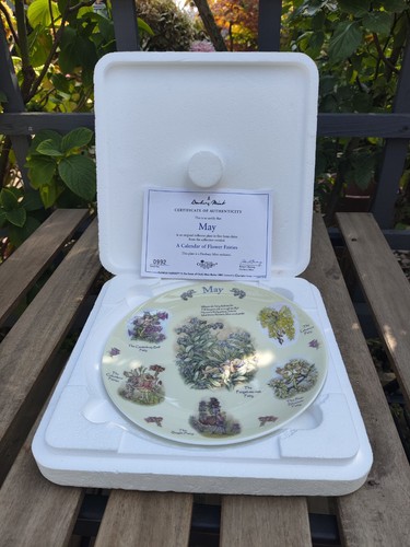 Coalport flower fairies plate - fairies,