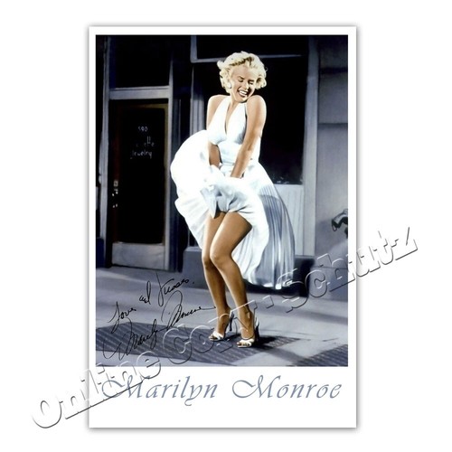 Marilyn monroe autograph - monroe, +++