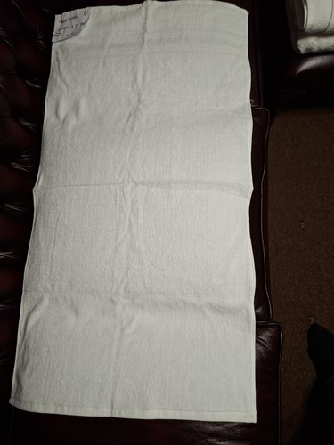 White cotton hand towels - white, 36