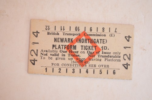 Railway platform ticket btc - ticket,