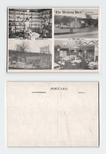 Vintage postcard bampton devon - bampton,