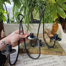 Wall Sconce Black Wrought Iron