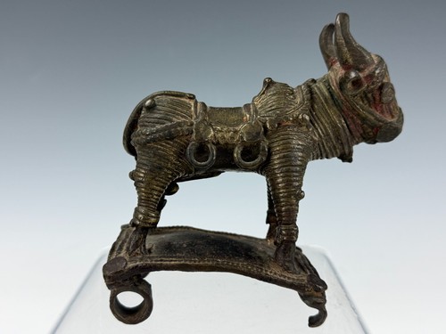 Indian bronze nandi - indian, bull