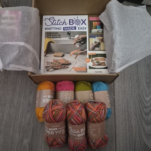 Stich box knitting made - box, easy
