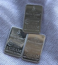 3 x Peter Rabbit Beatrix 1g