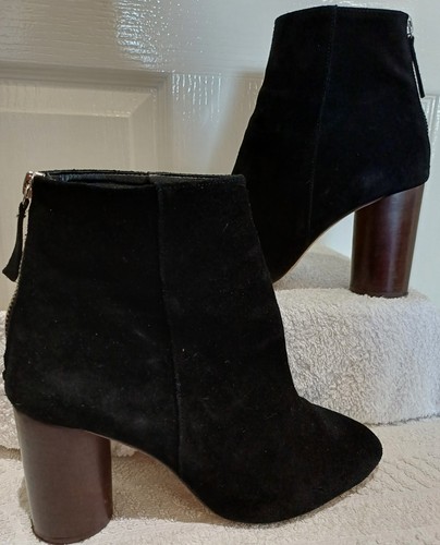 Hardly worn faith black suede - hardly,