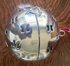 Vintage Silver Plate Potpourri Or Friendship Ball