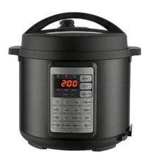 Pressure Cooker Metallic Black