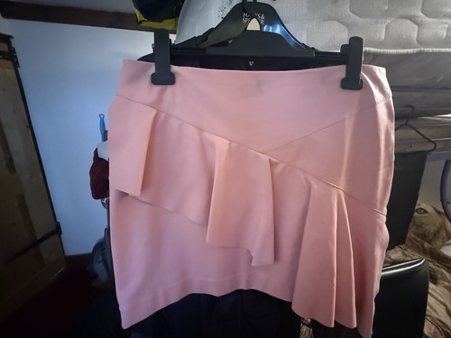 Very pink faux leather - v, by