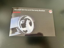 VAUXHALL SERVICE BOOK STAMPED