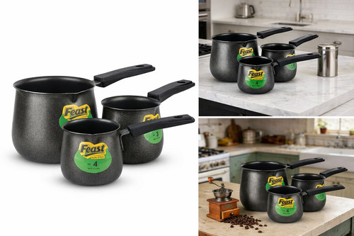 3pcs turkish coffee - 3pcs, pot