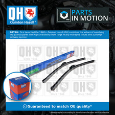 2x Wiper Blades (Pair) Flat / Aero type fits MERCEDES CLK500 A209, C209 Front QH