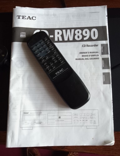 Teac rw890 recorder - cd-rw890,