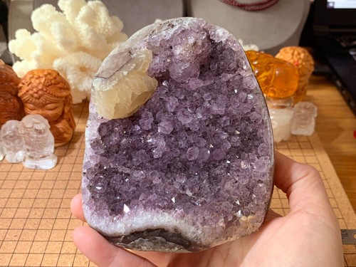 Sale large amethyst calcite - sale, &
