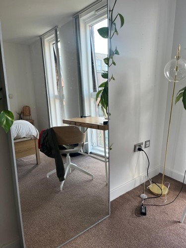 Ikea hovet mirror aluminum - ikea,