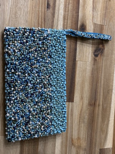 Handmade blue glass - handmade, bead
