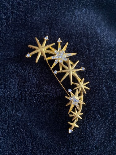 Beautiful gold and crystal