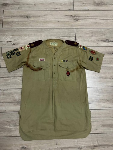 Vintage boy scouts shirt with - scouts,