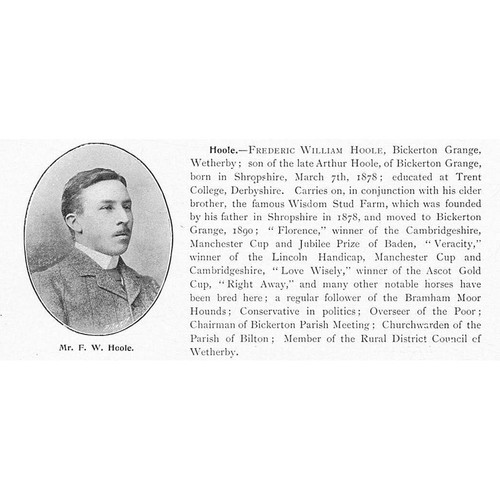 Frederic william hoole - frederic, of