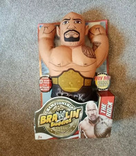 WWE WWF Championship Brawlin' Buddies The Rock Dwayne Johnson Mattel New On Card