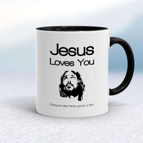 Jesus loves you swearing - loves, you...swearing