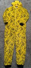 Pokemon Pikachu Onesiee! One Piece All In One Pyjamas Age 11-12 world book Day 