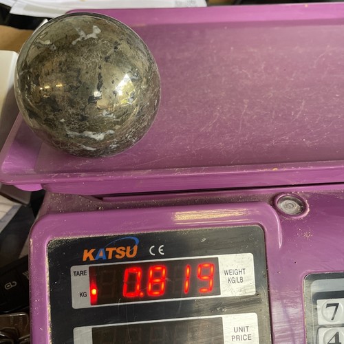 Pyrite sphere crystal ball - sphere,