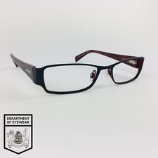 RED OR DEAD eyeglasses SATIN BLACK RECTANGLE glasses frame MOD: 42 25054668