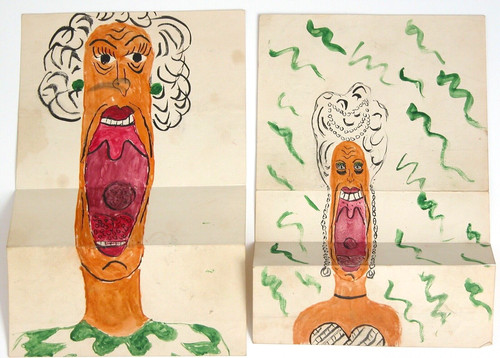 Vtg 1940s 50s big mouth - vtg,