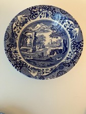 Spode Italian Blue desert dish