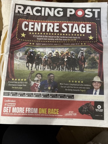 Racing post saturday may - post,