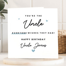 Birthday Card for Uncle, Uncle