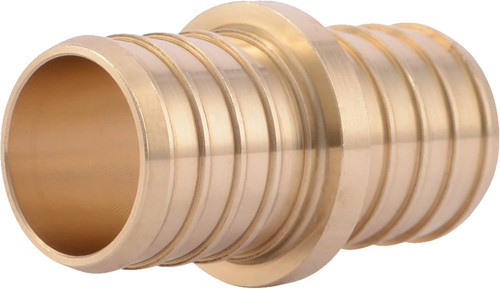 Inch crimp coupling - 1, brass