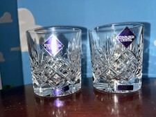 2 x  Edinburgh Crystal Cut