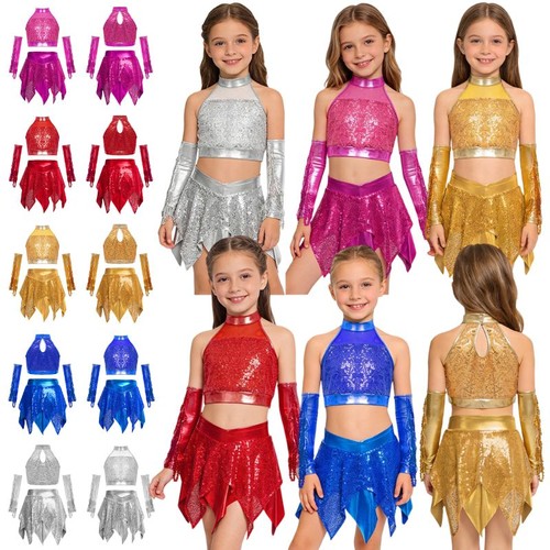 Girls sets disco dancewear - uk,